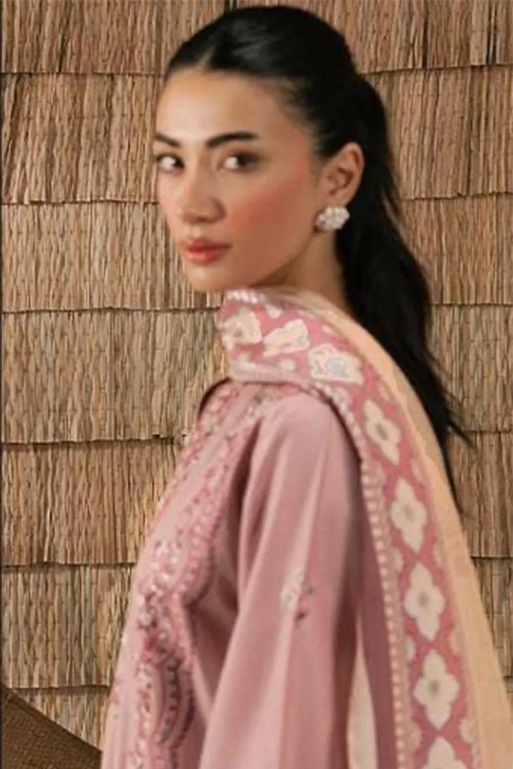 3 PIECE - UNSTITCHED | EMBROIDERED LAWN - GR1236
