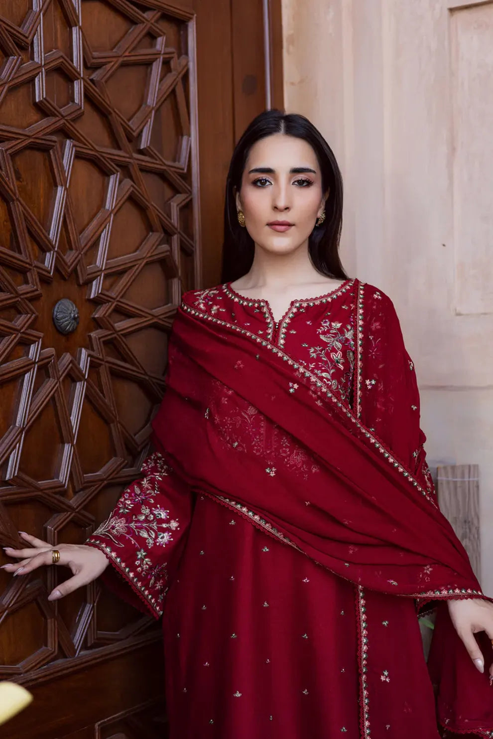 3 PIECE - UNSTITCHED | EMBROIDERED LAWN - Bk1107