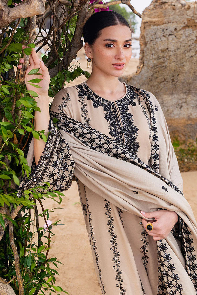 3 PIECE - UNSTITCHED | EMBROIDERED LAWN - CS1168
