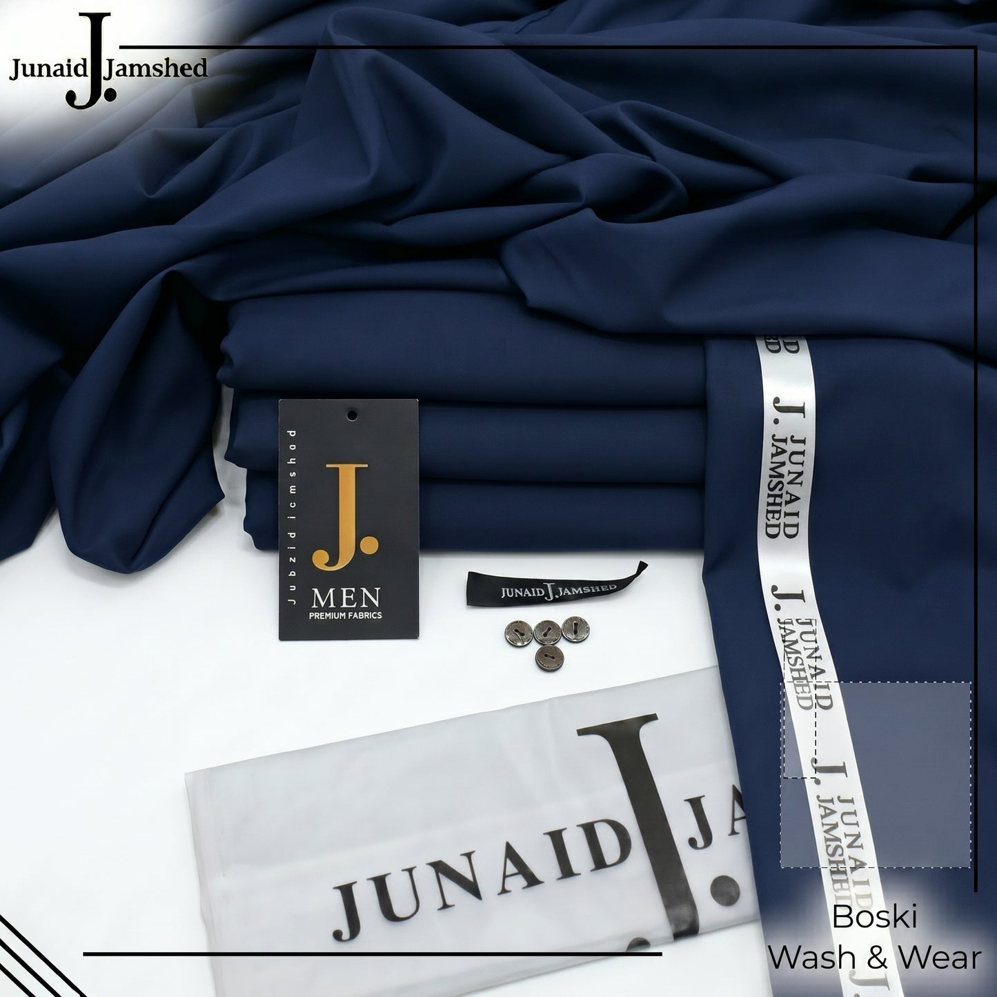 Cream | Boski Wash & Wear | Unstitched