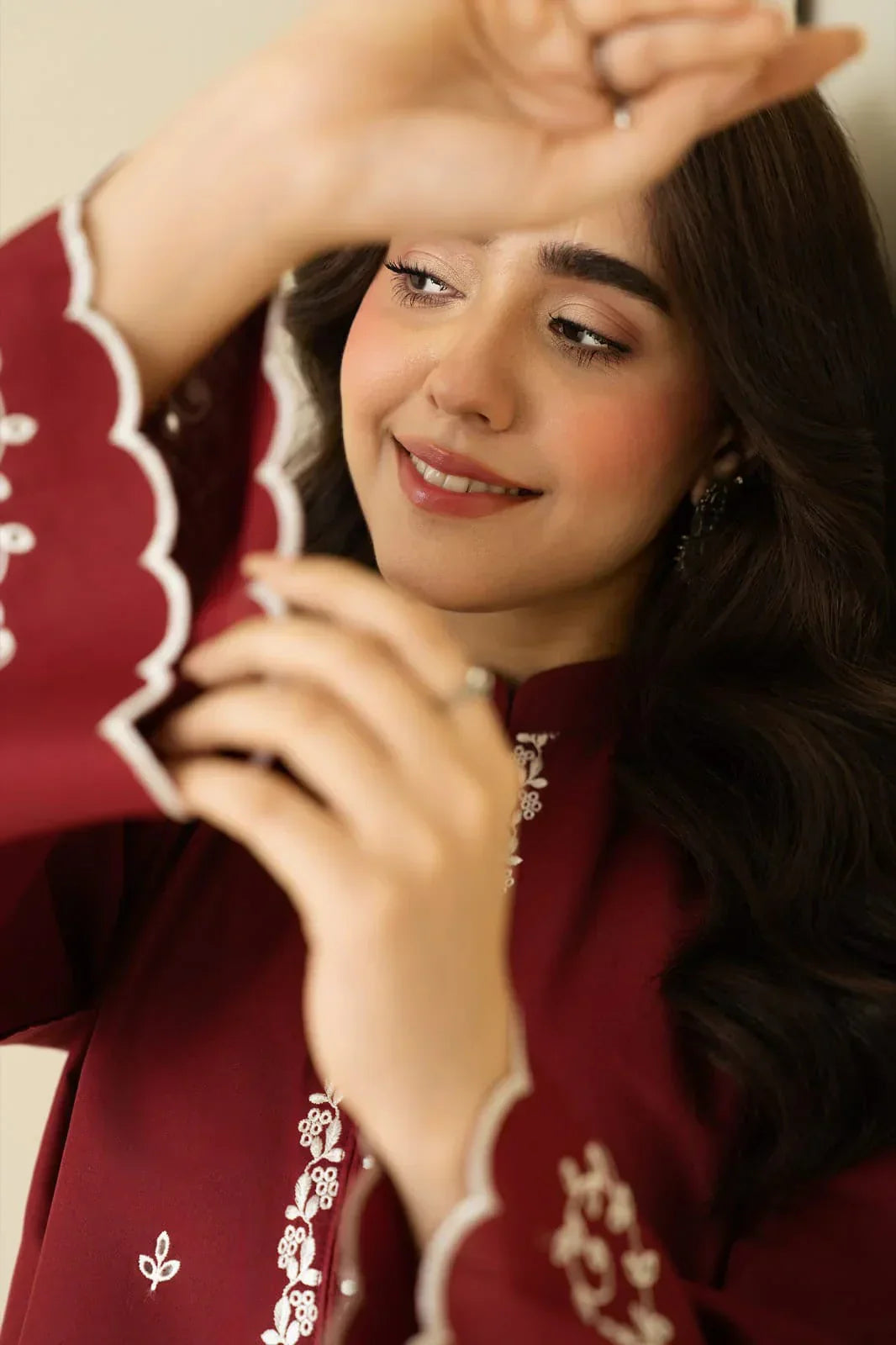 2 PIECE - UNSTITCHED | EMBROIDERED LAWN - BK1201
