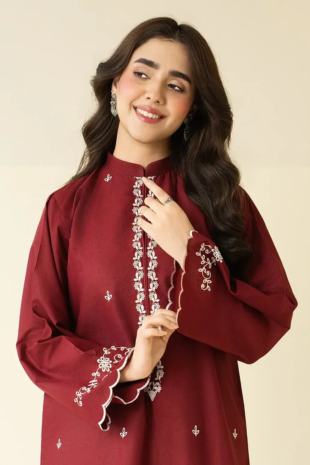 2 PIECE - UNSTITCHED | EMBROIDERED LAWN - BK1201
