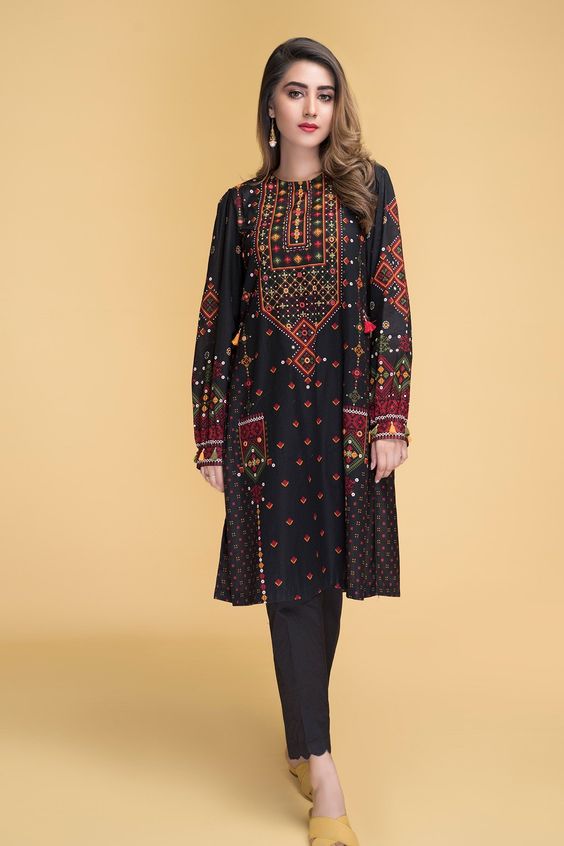 2 PIECE - UNSTITCHED | EMBROIDERED LAWN - KS1123