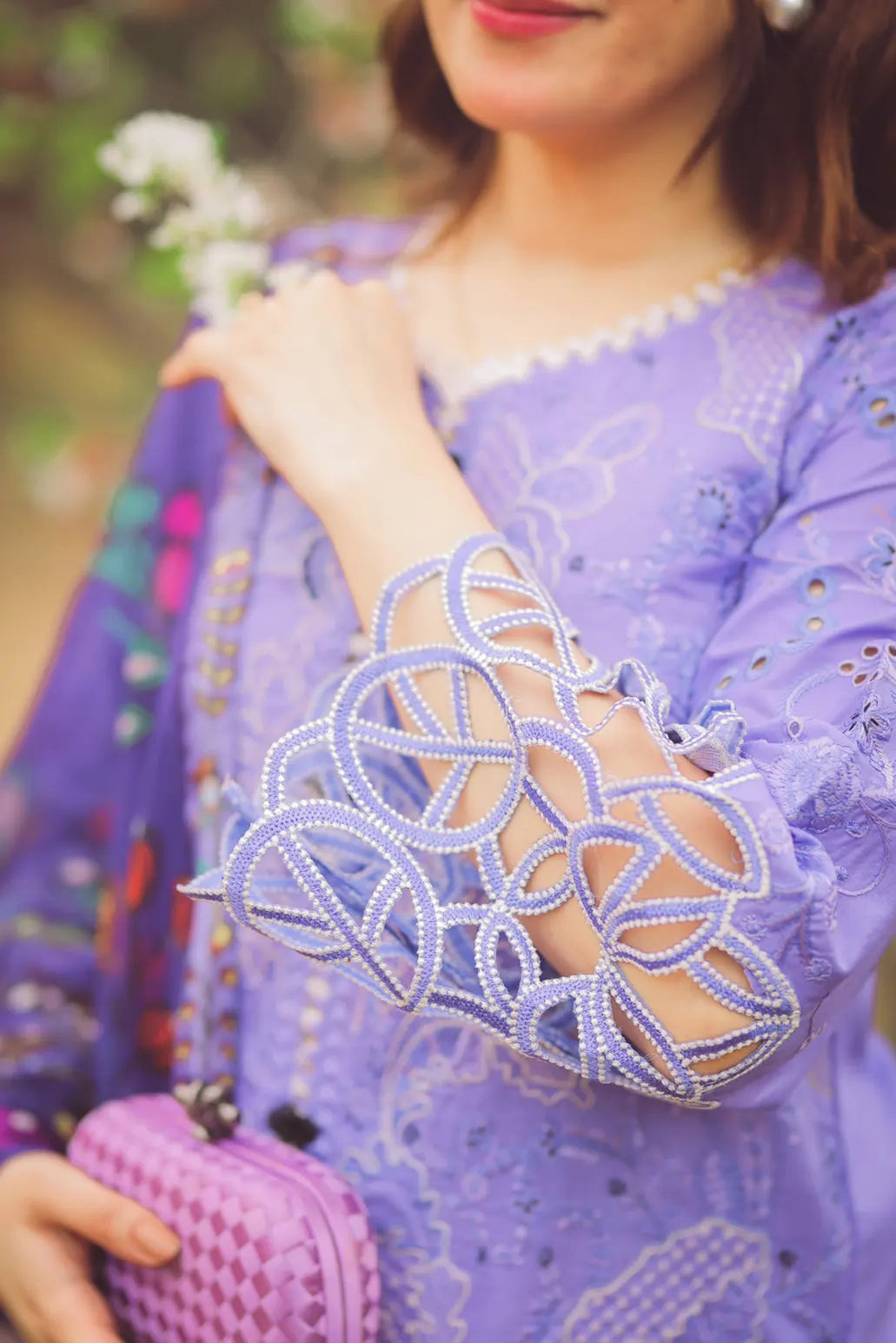 3 PIECE - UNSTITCHED | LUXURY EMBROIDERED LAWN - MQ1138