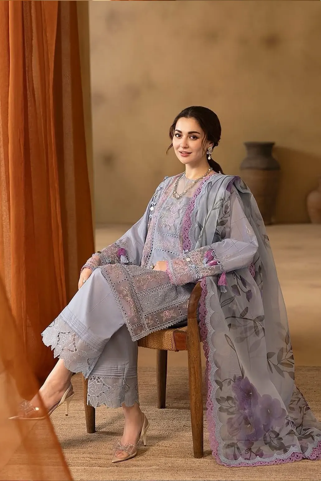 3 PIECE - UNSTITCHED | EMBROIDERED LAWN - SR1172