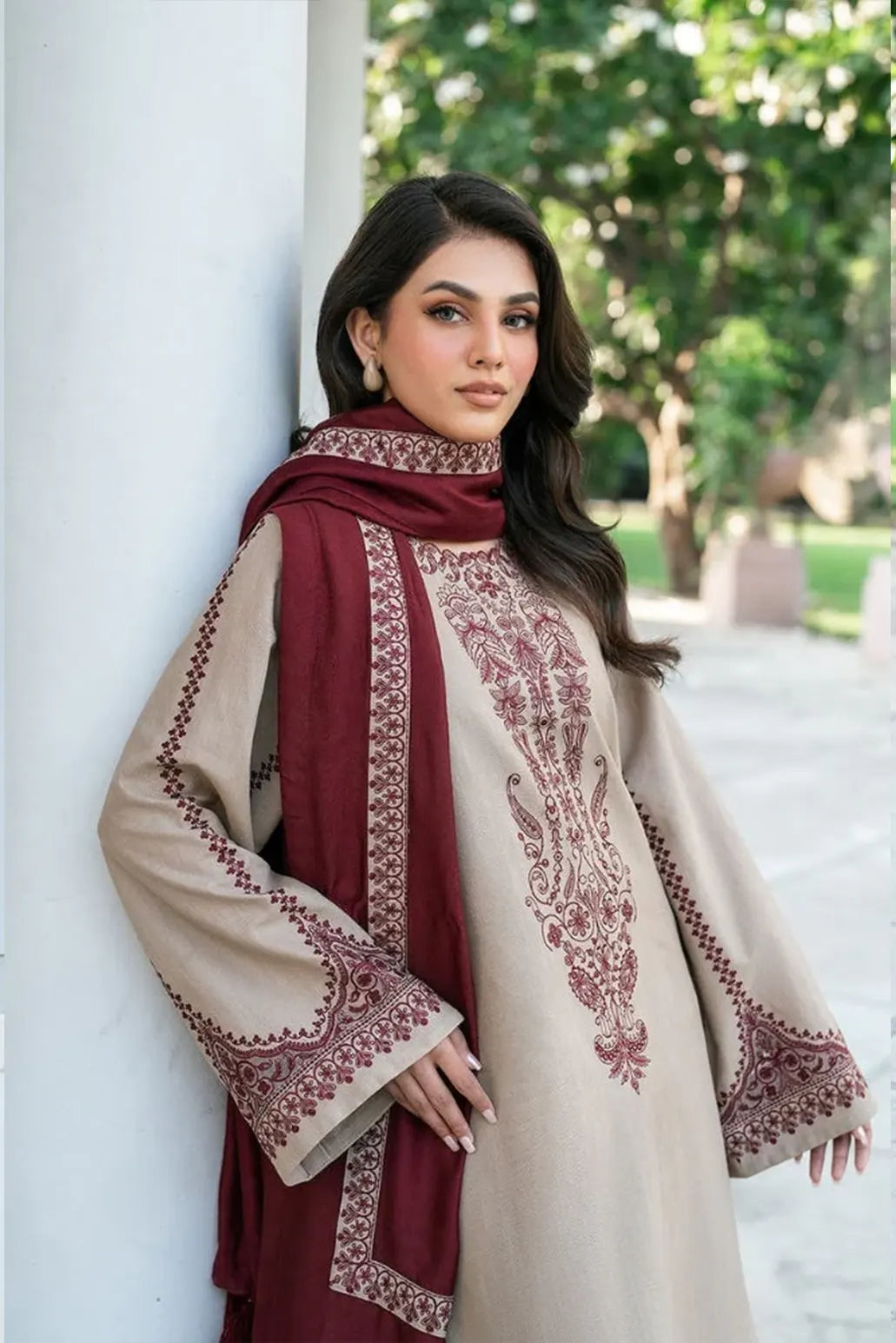 3 PIECE - UNSTITCHED | EMBROIDERED LAWN - BQ1162