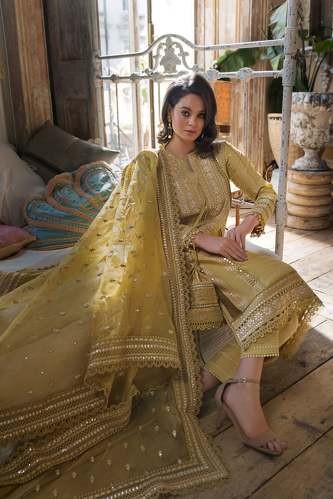 3 PIECE - UNSTITCHED | LUXURY EMBROIDERED LAWN - SN1130-B