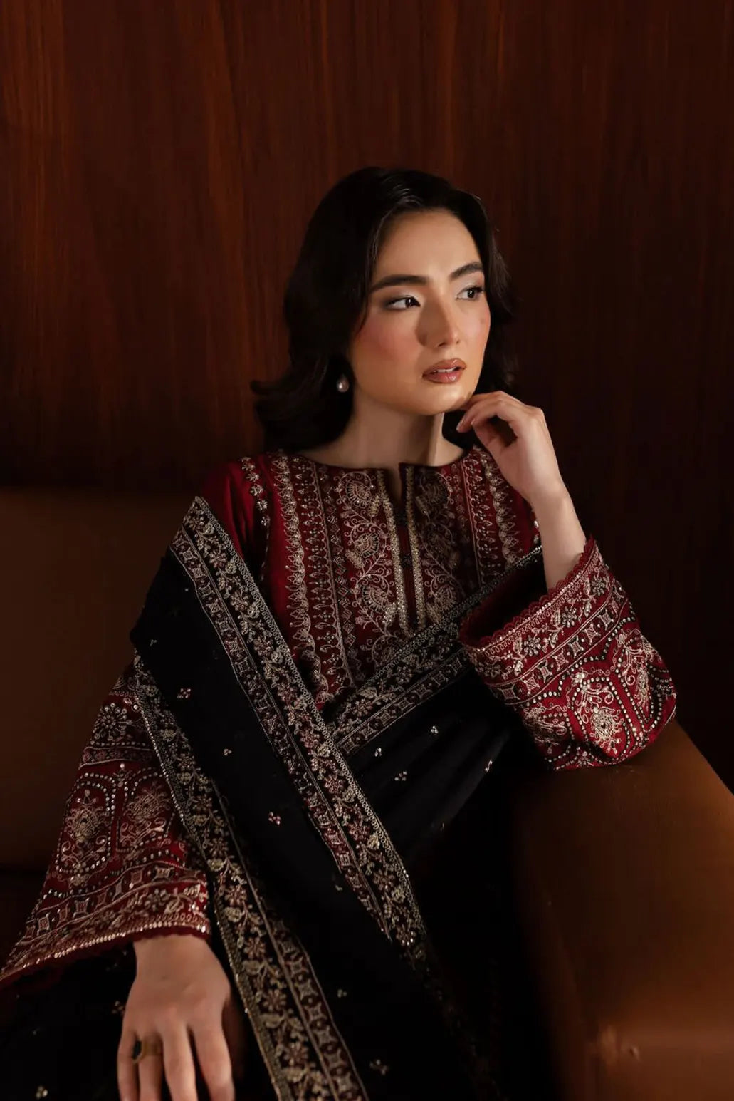 3 PIECE - UNSTITCHED | EMBROIDERED LAWN - GR1194