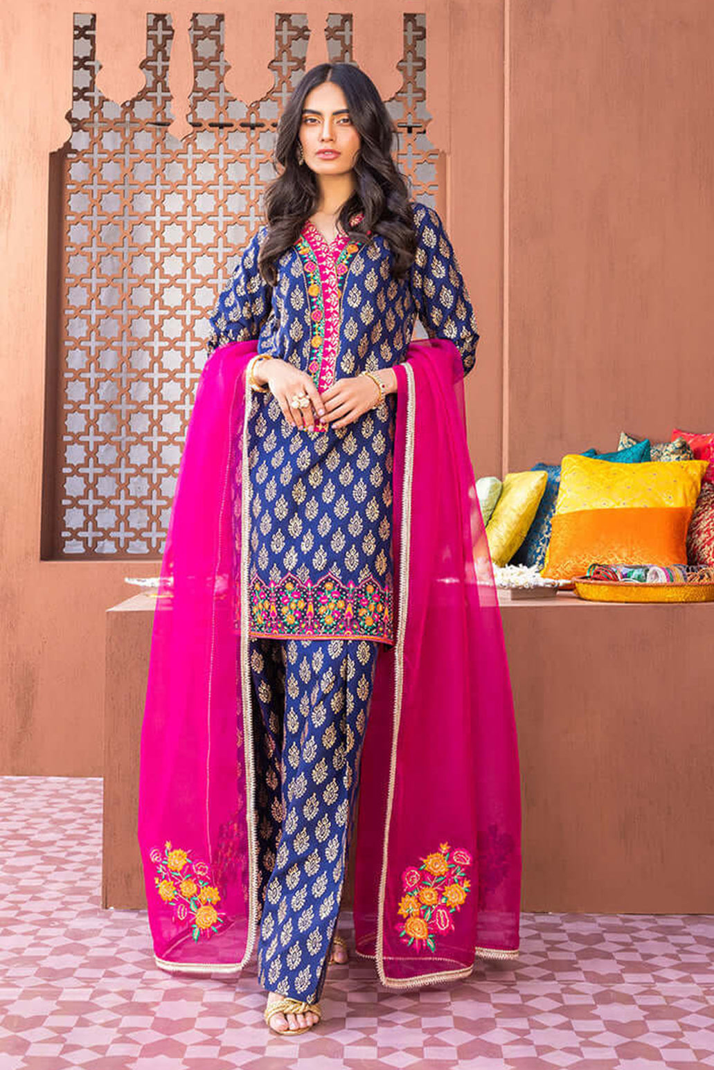 3 PIECE - UNSTITCHED | PRINTED LAWN - ZC1126