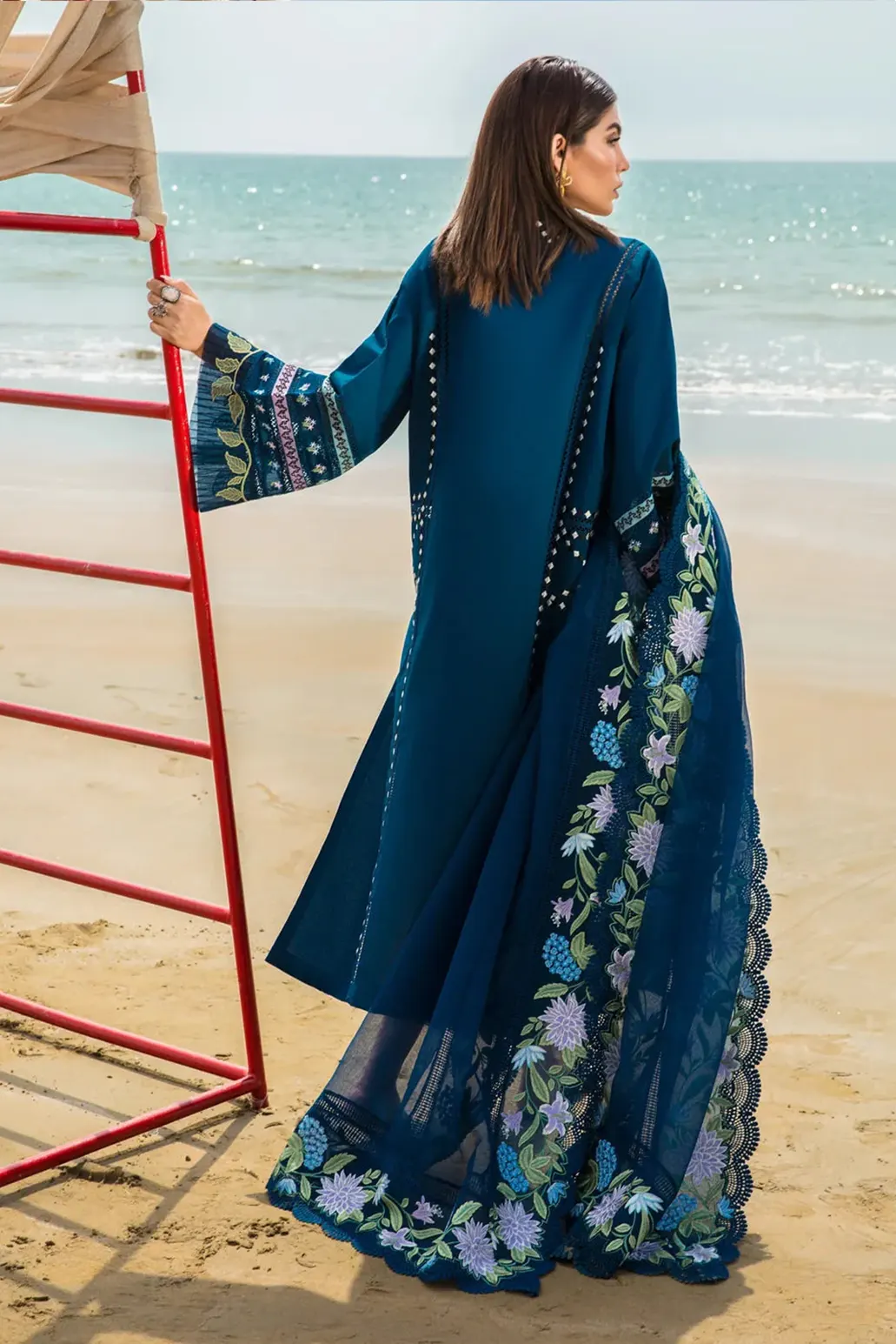 3 PIECE - UNSTITCHED | EMBROIDERED LAWN - CM1137