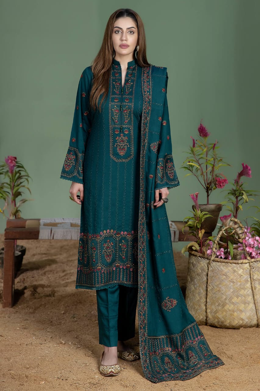 3 PIECE - UNSTITCHED | LUXURY EMBROIDERED LAWN - GR1157