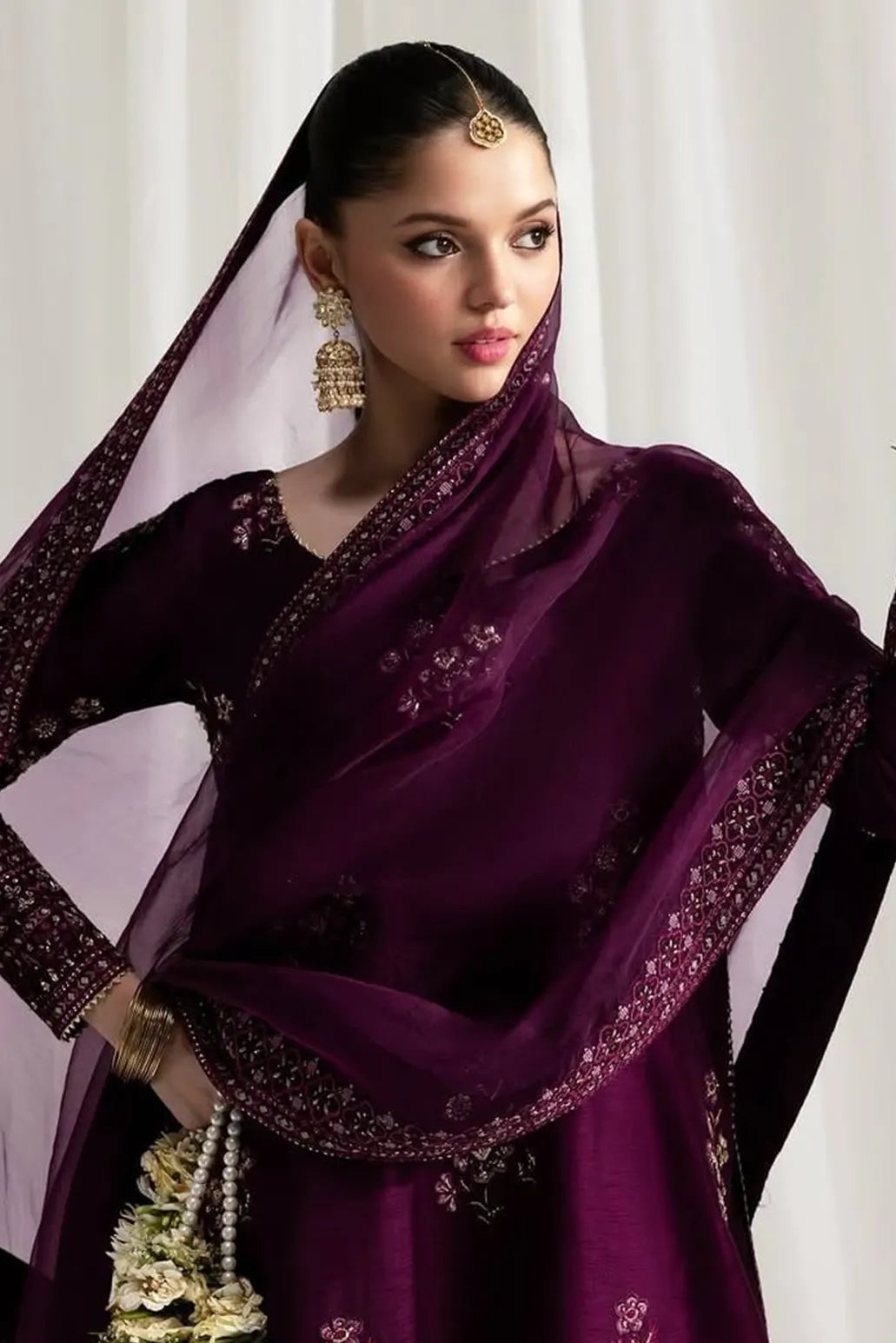 3 PIECE - UNSTITCHED | LUXURY EMBROIDERED LAWN - GR1188
