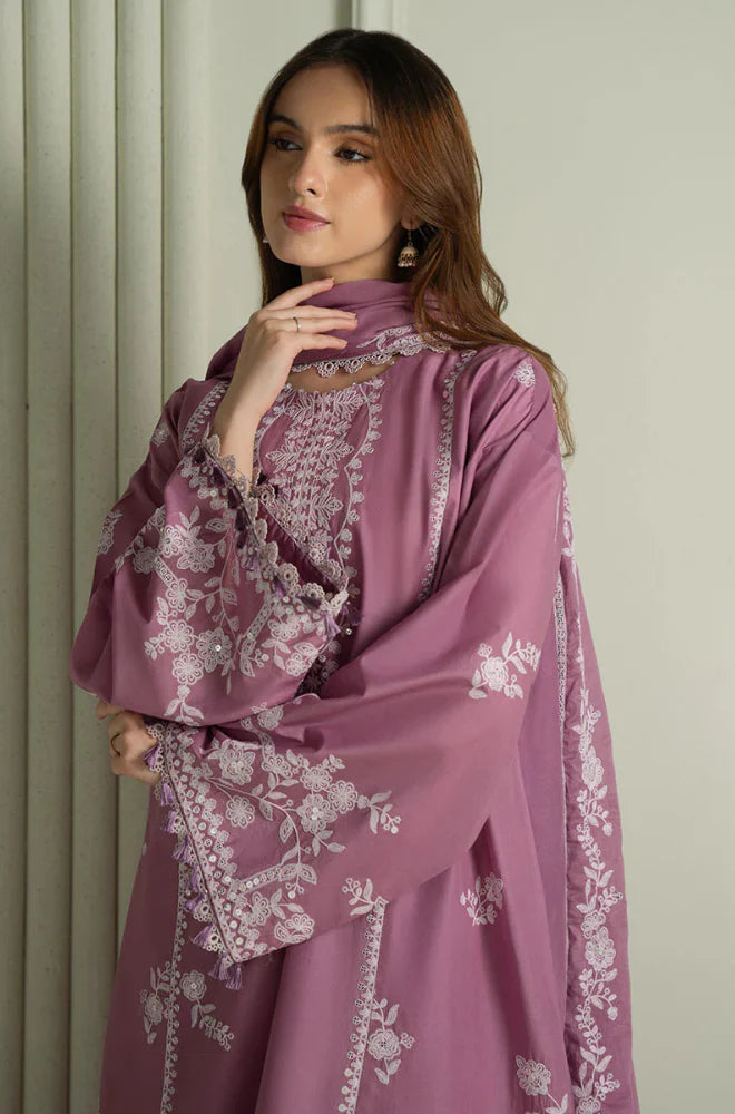3 PIECE - UNSTITCHED | EMBROIDERED LAWN - CS1155