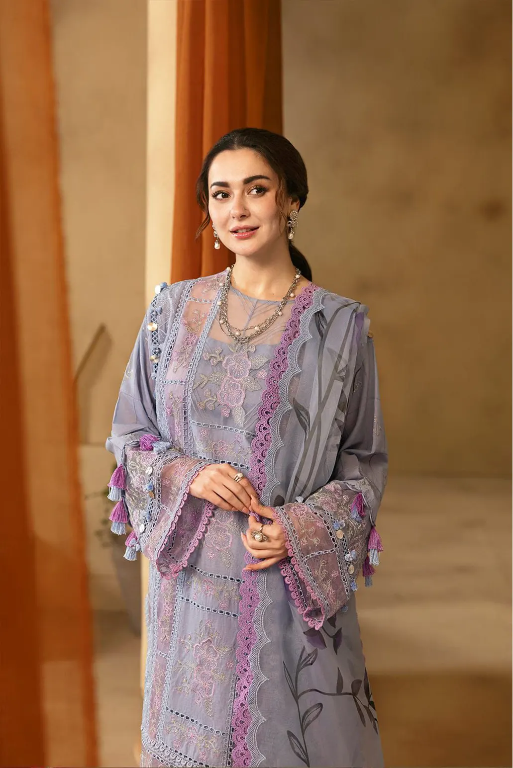 3 PIECE - UNSTITCHED | EMBROIDERED LAWN - SR1172