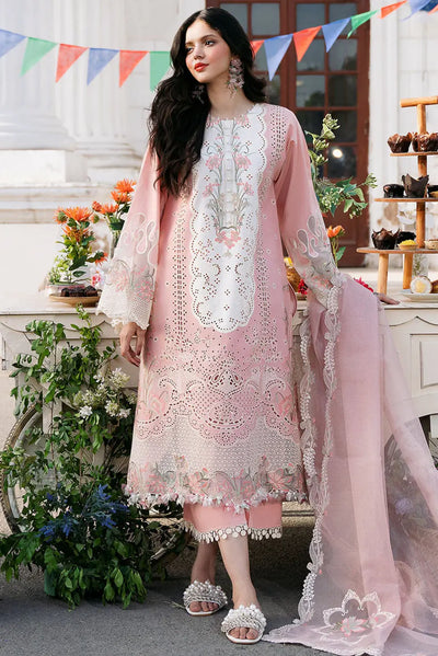 3 PIECE - UNSTITCHED | CHIKAN KARI EMBROIDERED LAWN - BI1144