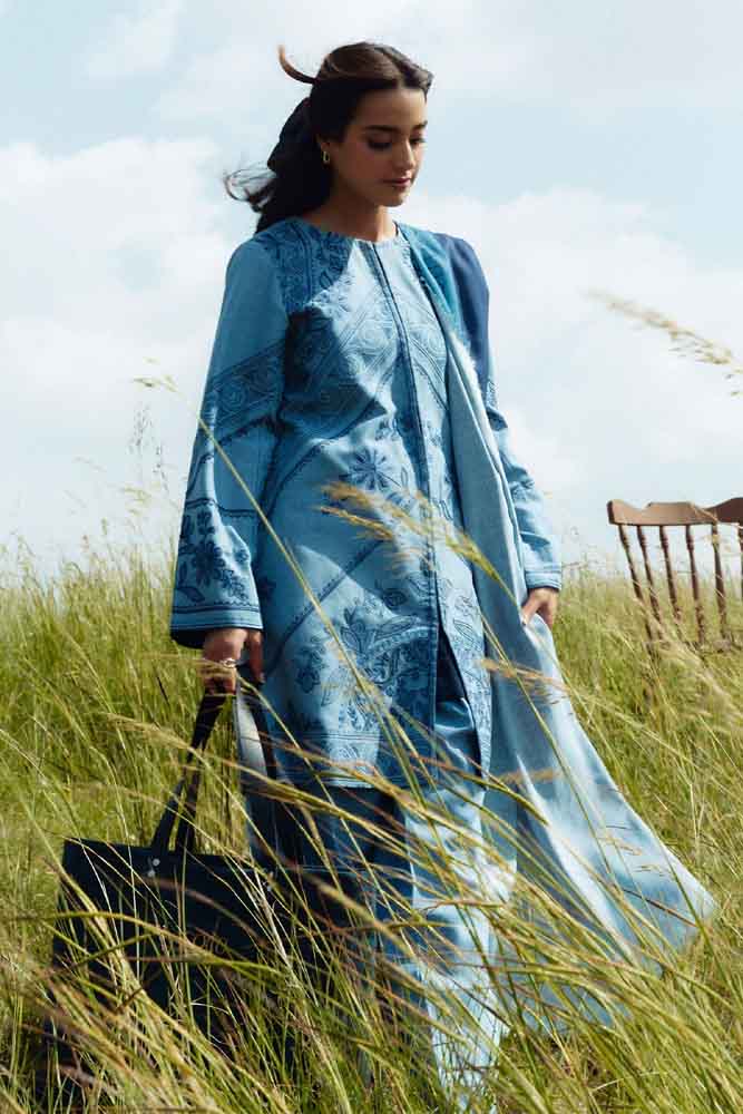3 PIECE - UNSTITCHED | EMBROIDERED LAWN - ZS1132