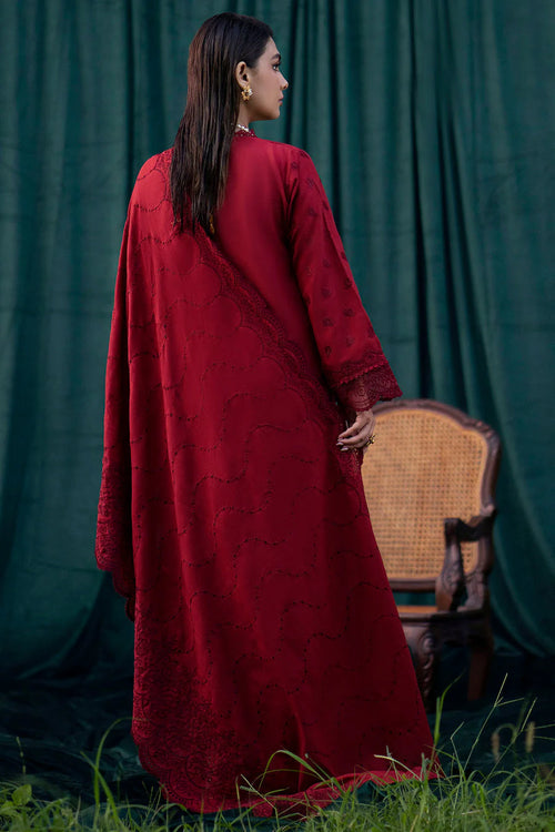 3 PIECE - UNSTITCHED | CHIKAN KARI EMBROIDERED LAWN - GJ1136