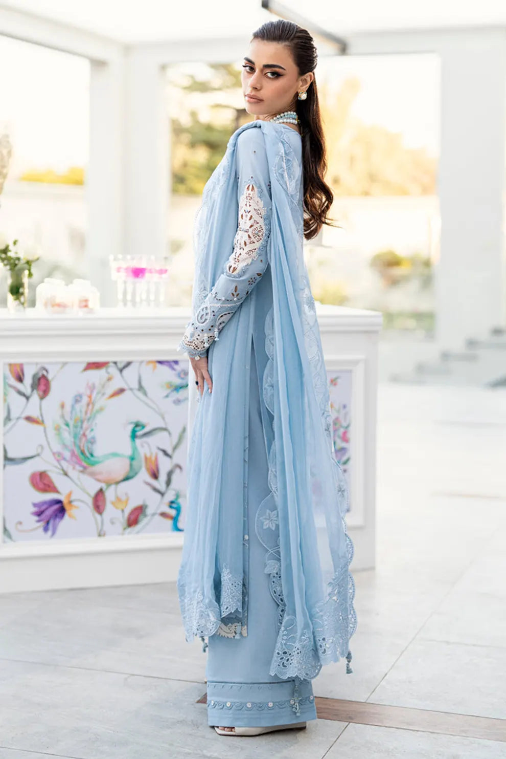 3 PIECE - UNSTITCHED | LUXURY EMBROIDERED LAWN - QL1111