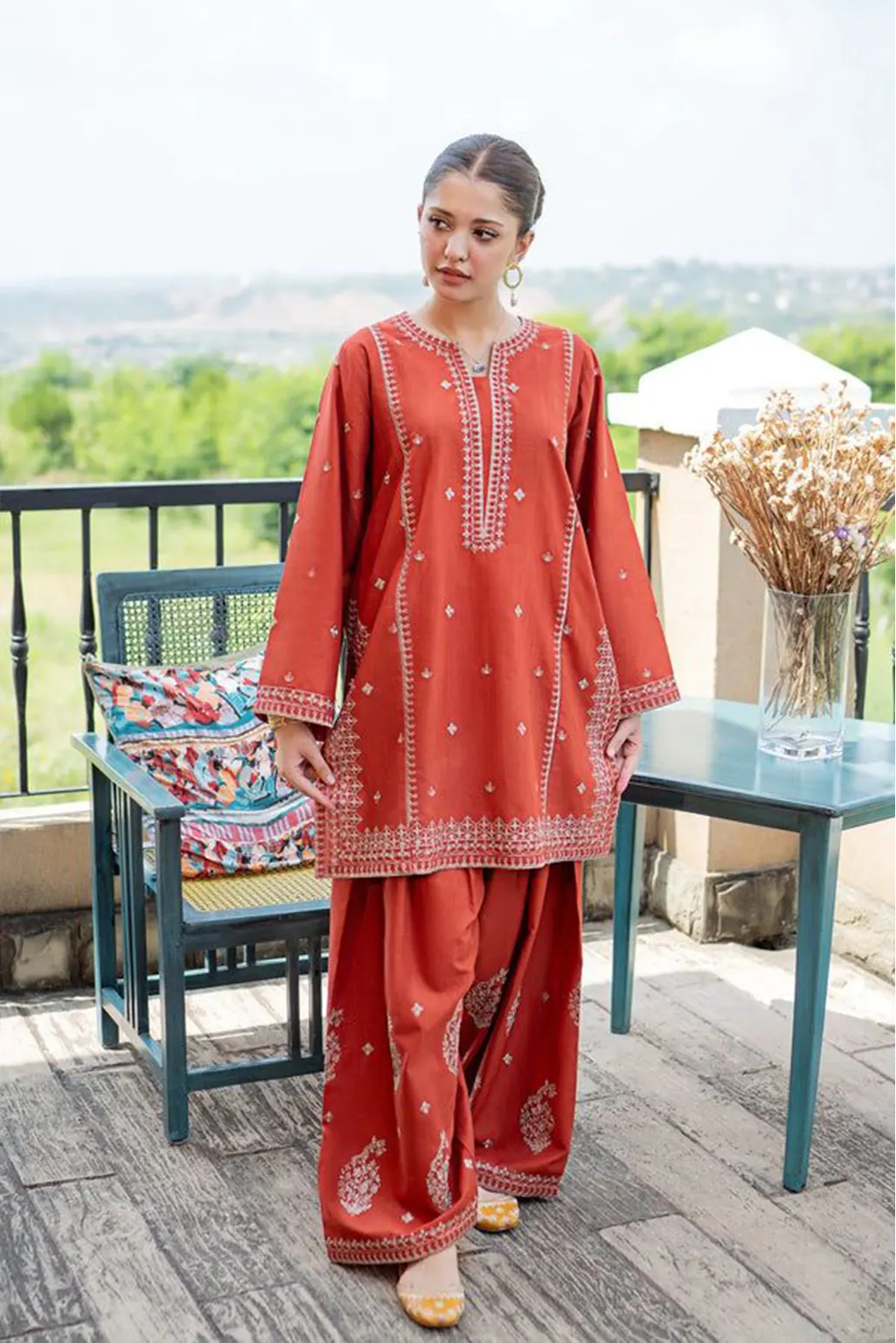 2 PIECE - UNSTITCHED | PRINTED LAWN - GR1251
