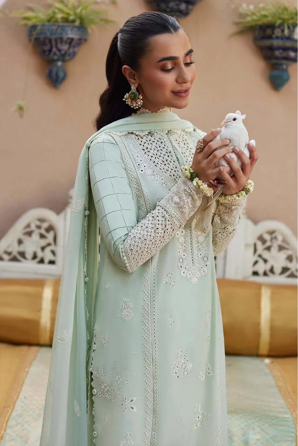 3 PIECE - UNSTITCHED | EMBROIDERED LAWN - ZH1153