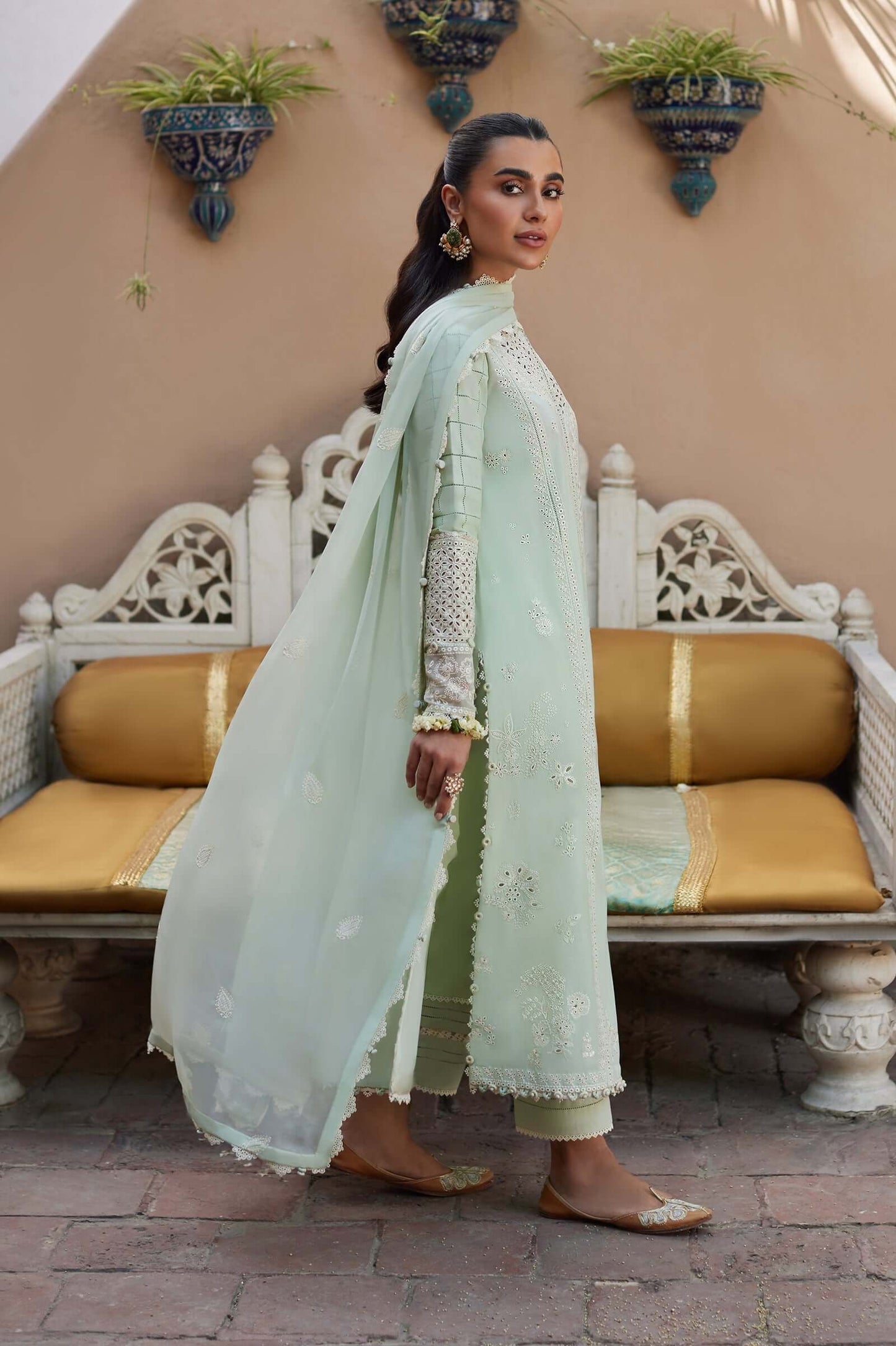 3 PIECE - UNSTITCHED | EMBROIDERED LAWN - ZH1153