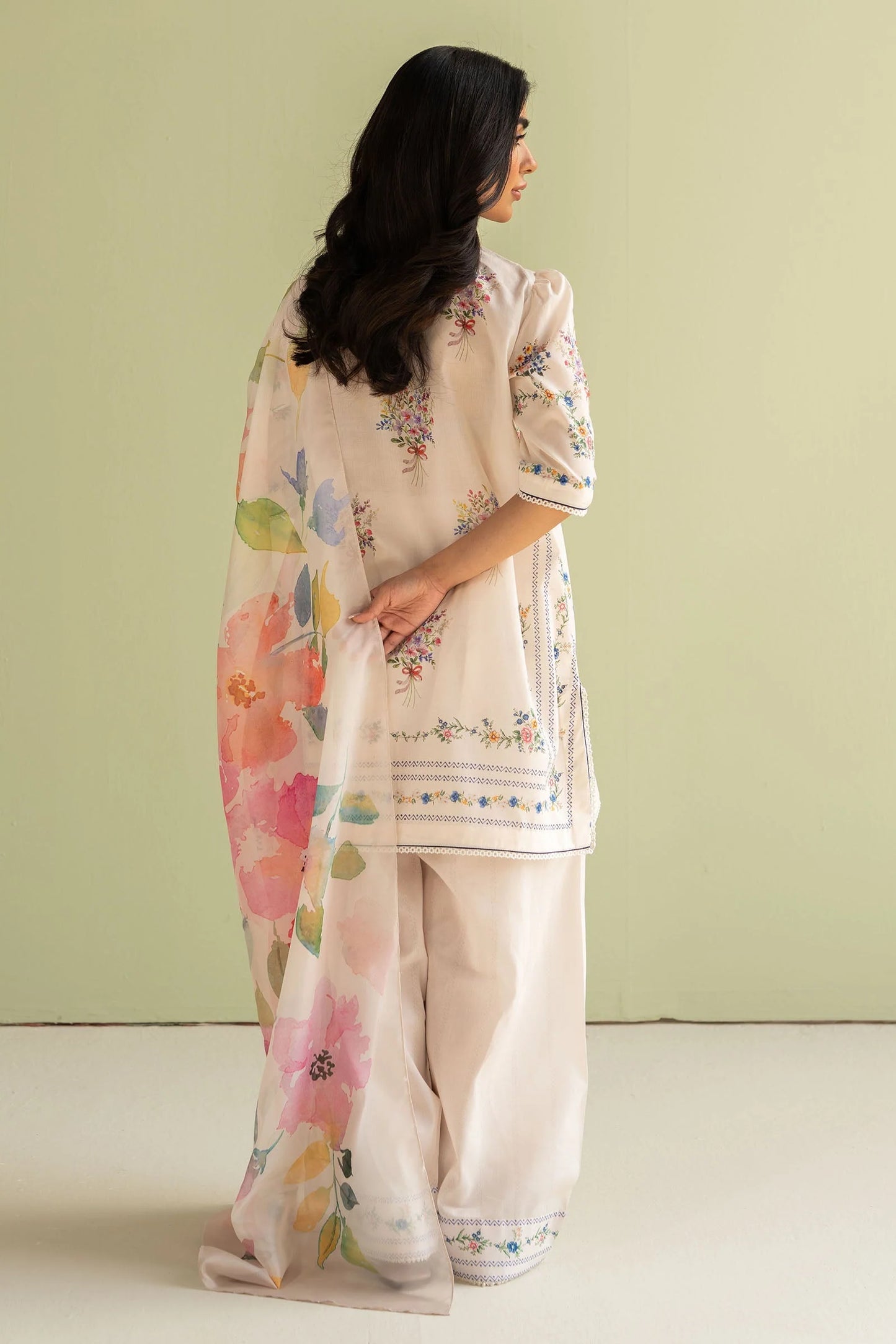 3 PIECE - UNSTITCHED | PRINTED LAWN - ZS1134