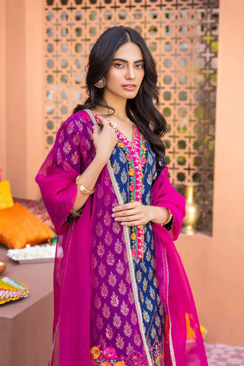 3 PIECE - UNSTITCHED | PRINTED LAWN - ZC1126