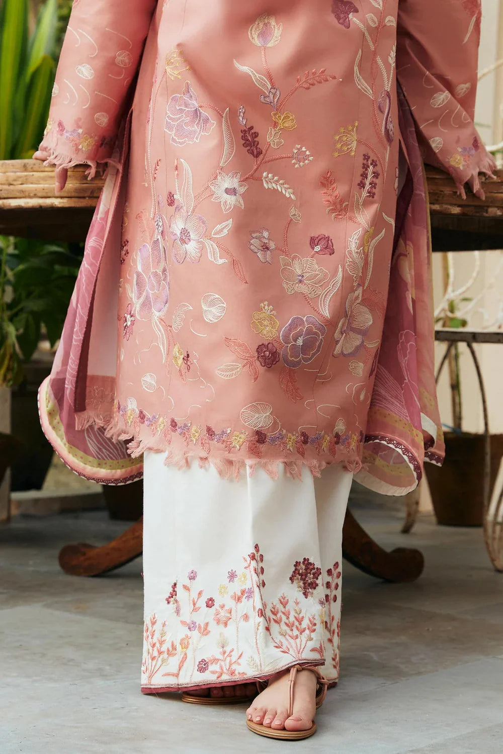 3 PIECE - UNSTITCHED | EMBROIDERED LAWN - ZS1164