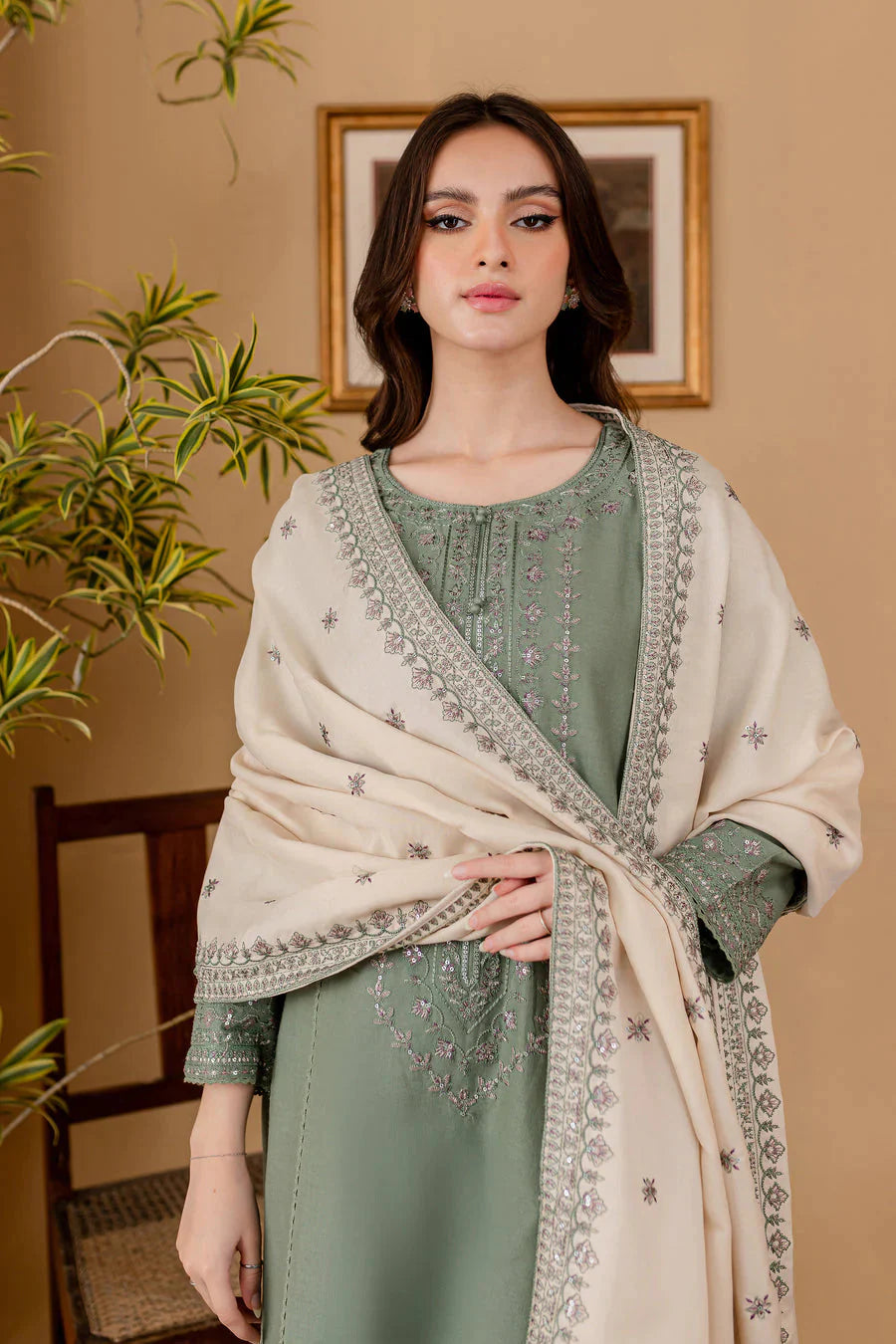 3 PIECE - UNSTITCHED | EMBROIDERED LAWN - BK1159
