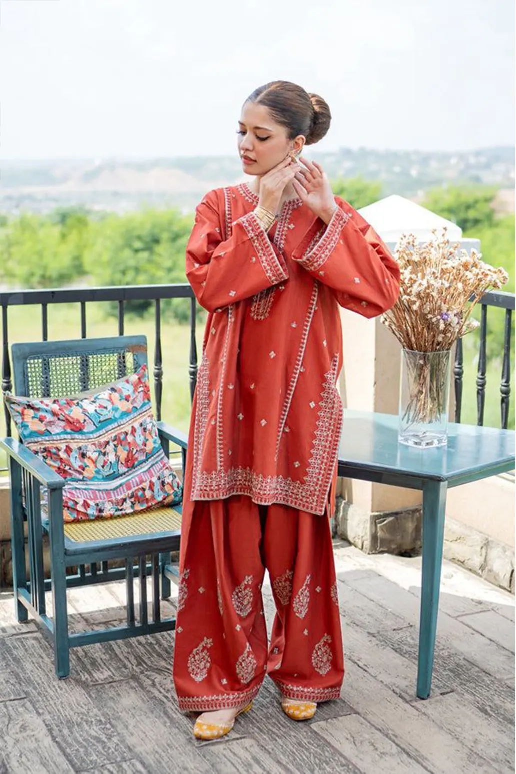 2 PIECE - UNSTITCHED | PRINTED LAWN - GR1251