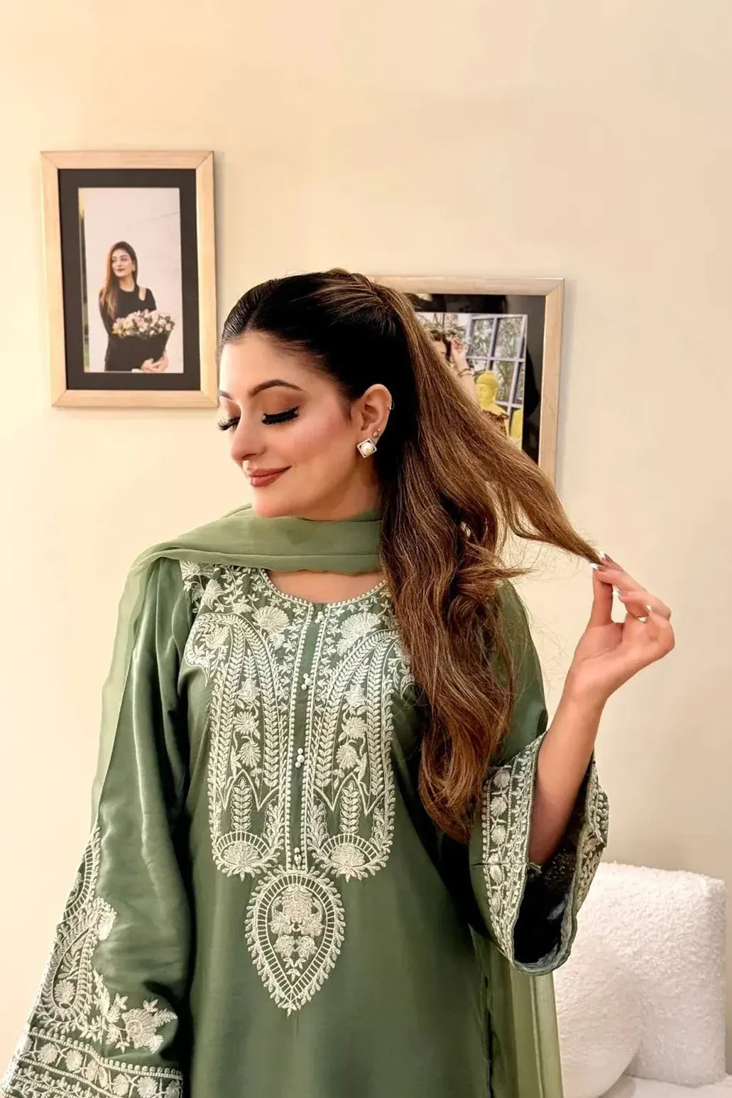 3 PIECE - UNSTITCHED | EMBROIDERED LAWN - GR1118