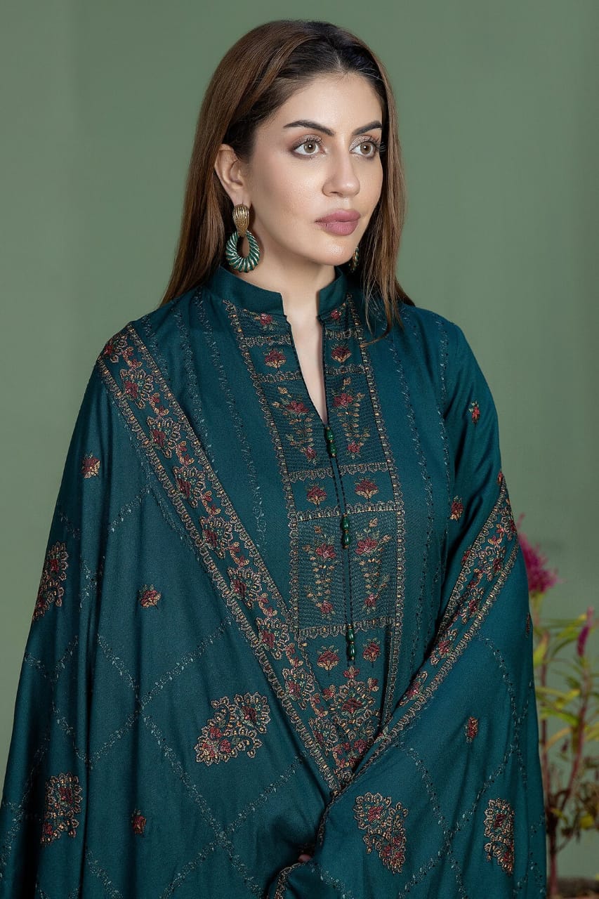 3 PIECE - UNSTITCHED | LUXURY EMBROIDERED LAWN - GR1157