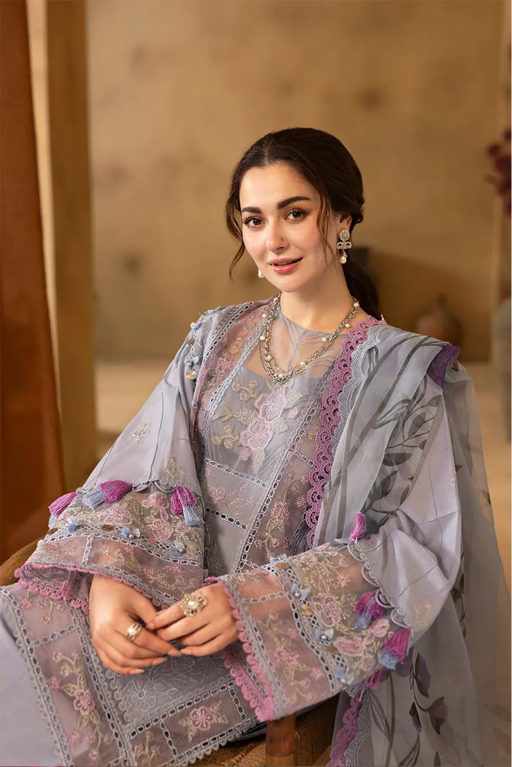 3 PIECE - UNSTITCHED | EMBROIDERED LAWN - SR1172