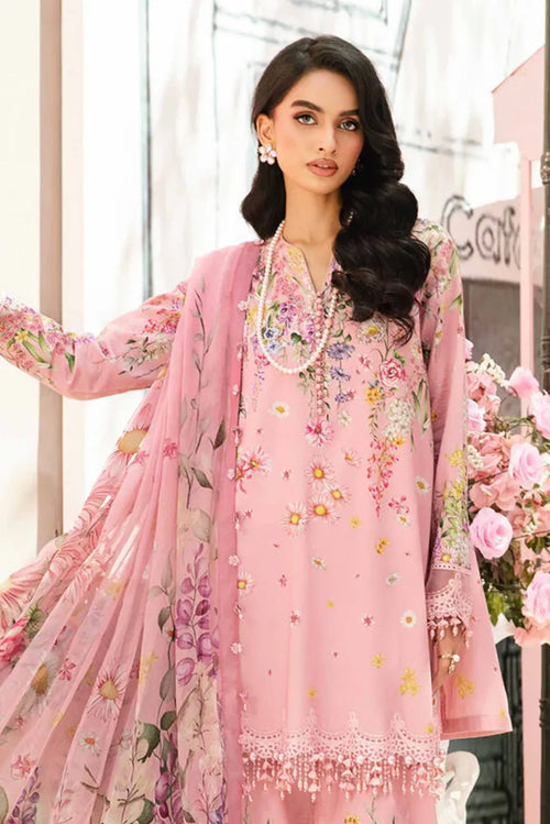 3 Piece - Unstitched Digital Printed Lawn Fabric MB-512