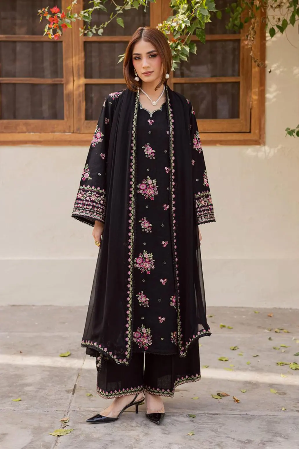3 PIECE - UNSTITCHED | EMBROIDERED LAWN - BK1170