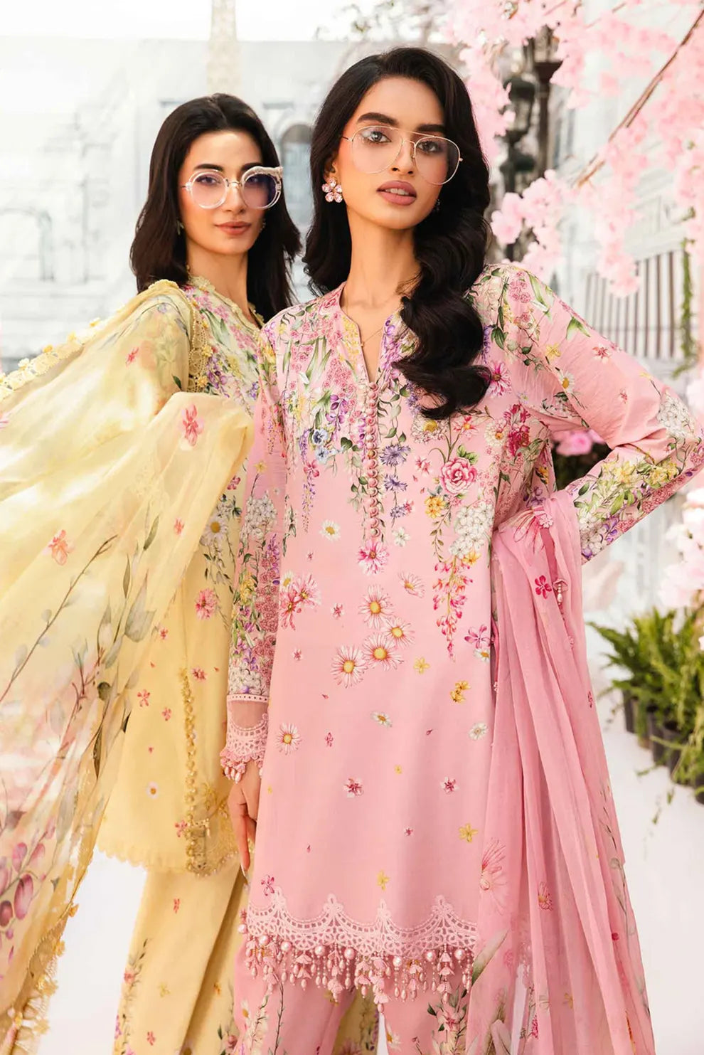 3 PIECE - UNSTITCHED | PRINTED LAWN - MB1102-B