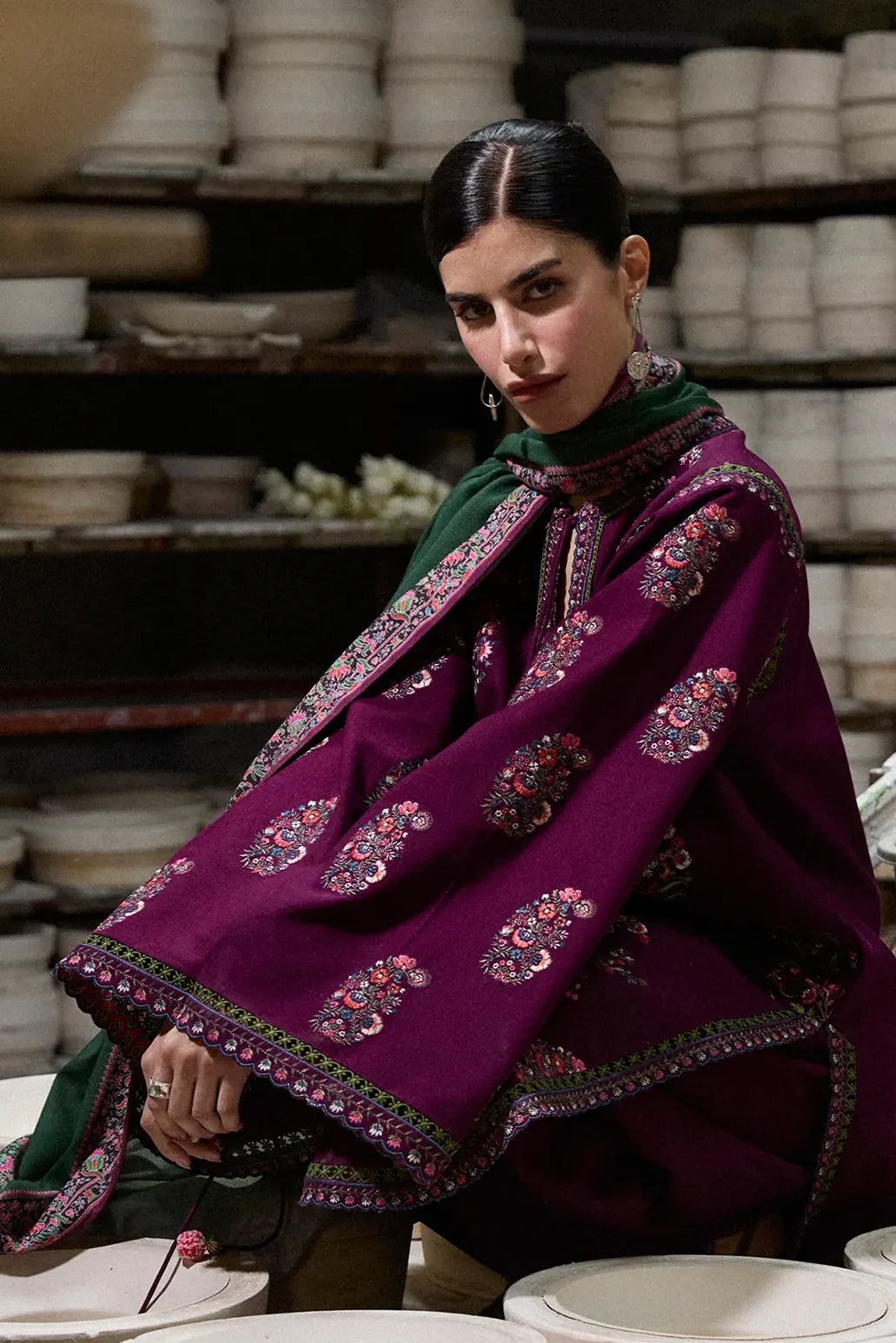 3 PIECE - UNSTITCHED | EMBROIDERED LAWN - HR1183