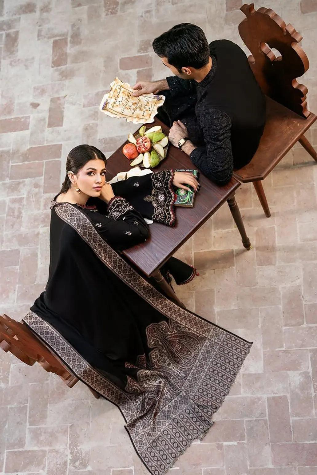 3 PIECE - UNSTITCHED | EMBROIDERED LAWN - GR1241
