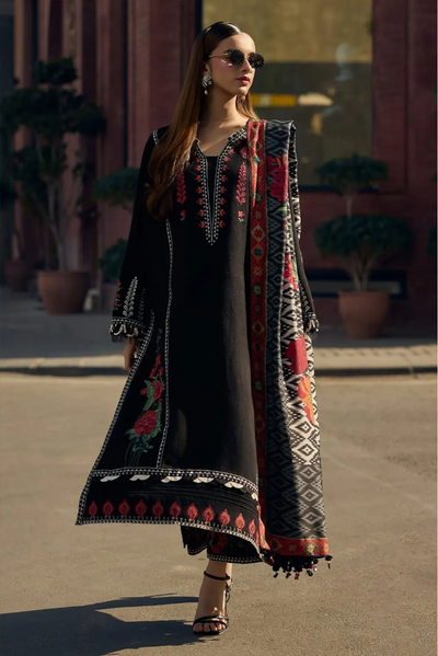 3 PIECE - UNSTITCHED | EMBROIDERED LAWN - GR1248