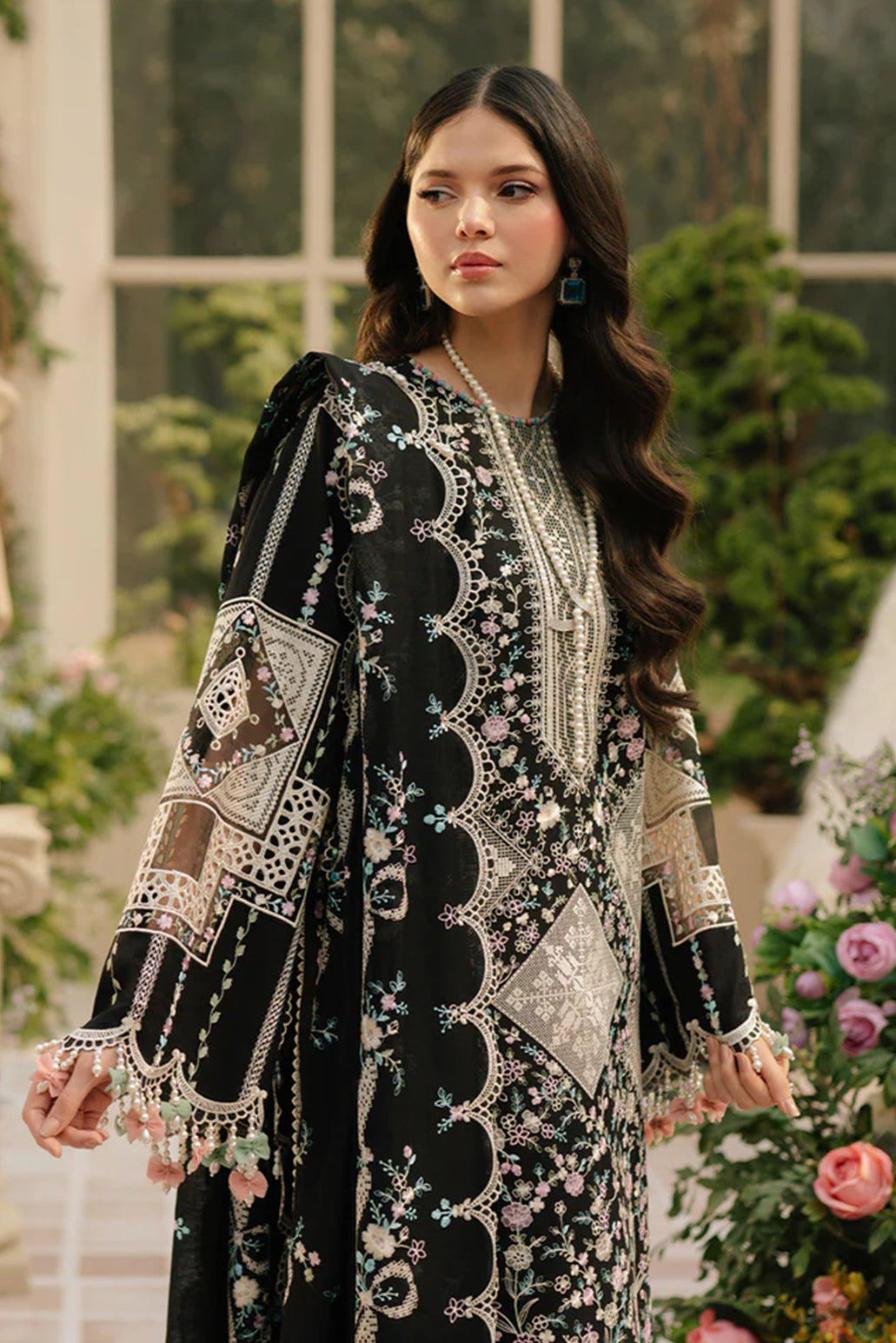 3 PIECE - UNSTITCHED | LUXURY EMBROIDERED LAWN - BI1199