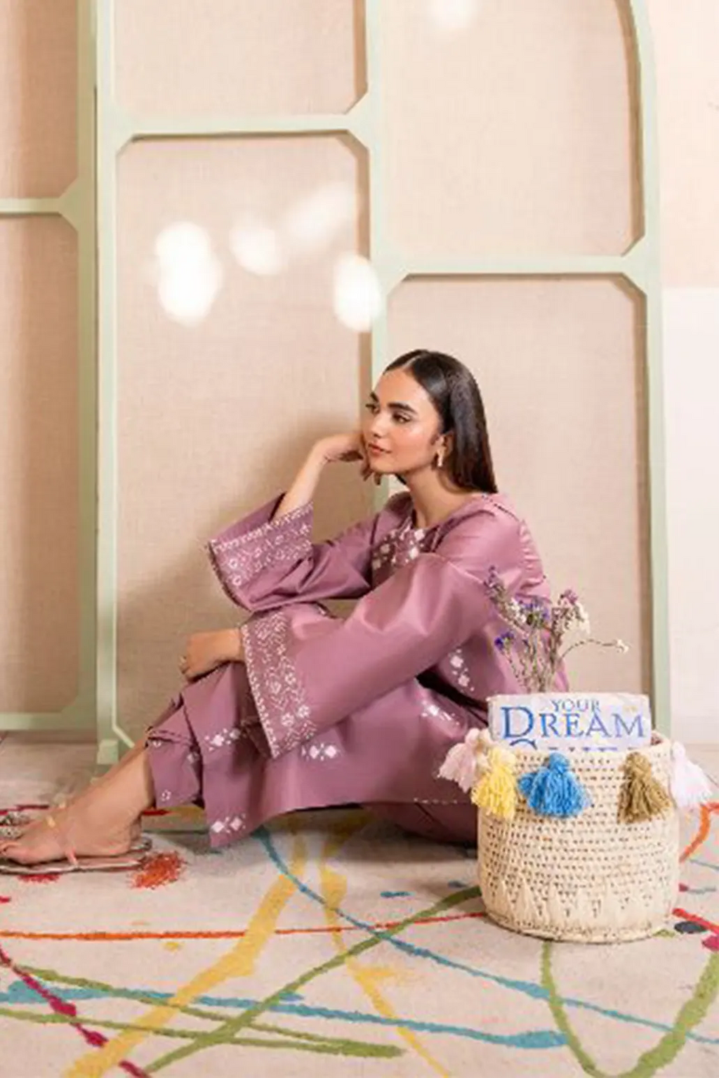 3 PIECE - UNSTITCHED | PRINTED LAWN - GR1255