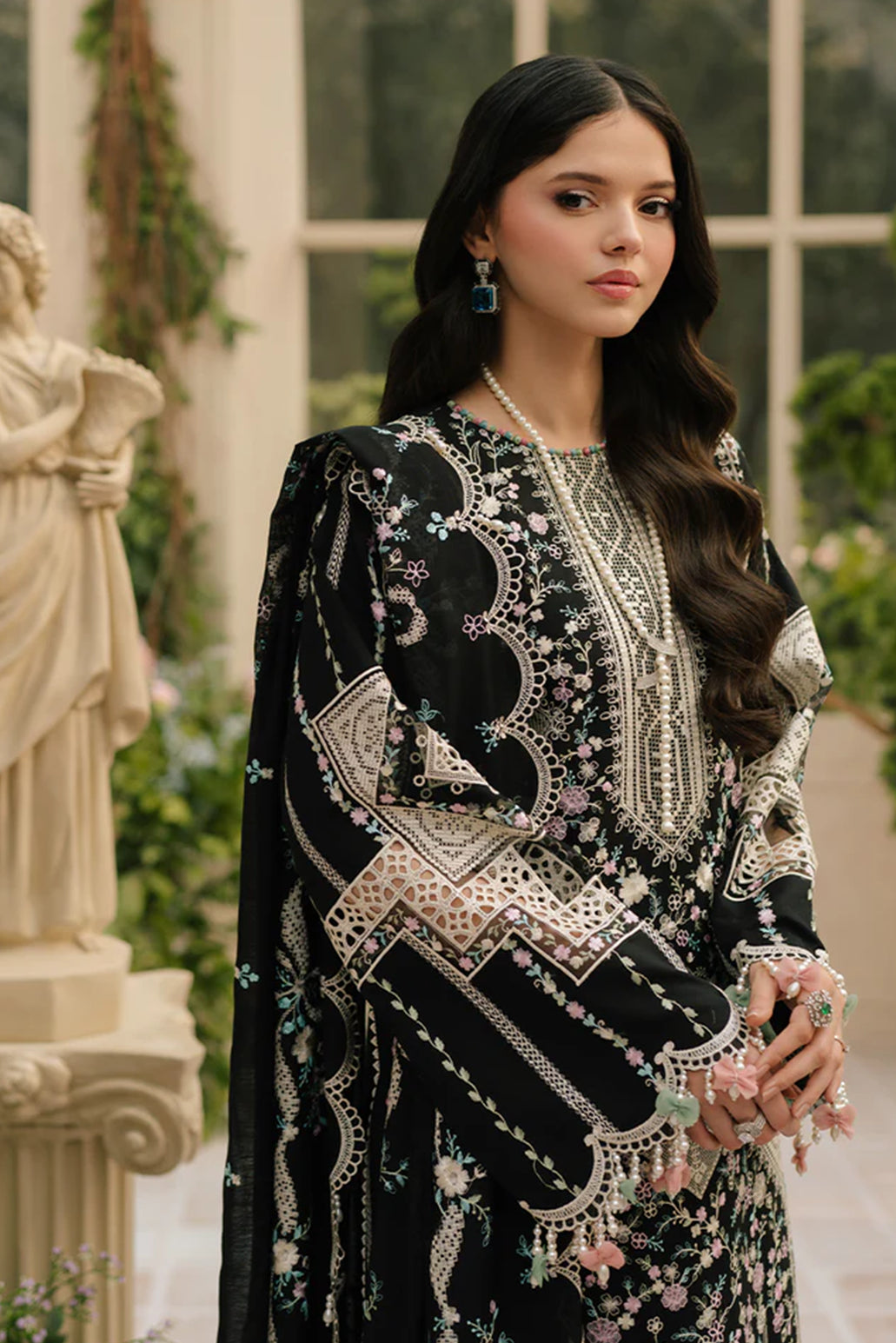 3 PIECE - UNSTITCHED | LUXURY EMBROIDERED LAWN - BI1199