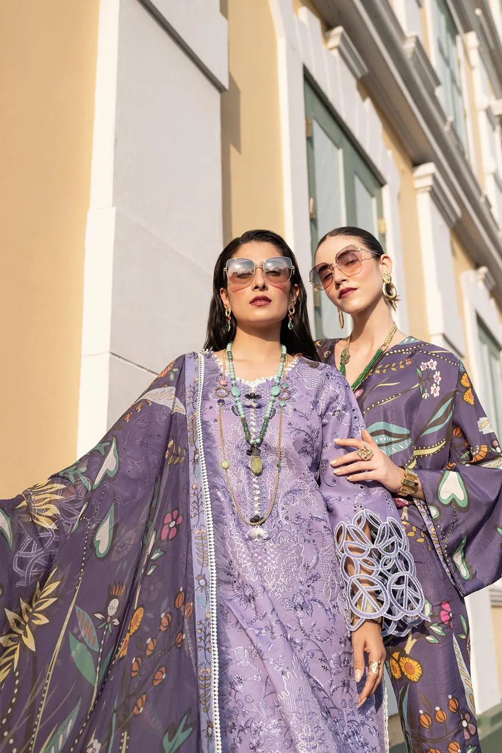 3 PIECE - UNSTITCHED | LUXURY EMBROIDERED LAWN - MQ1138