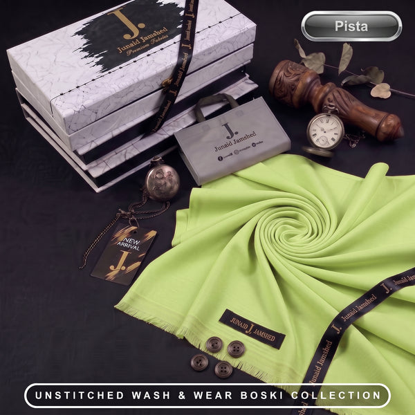 J. | Boski Wash & Wear  –  Unstitched (4MTR) | PISTA