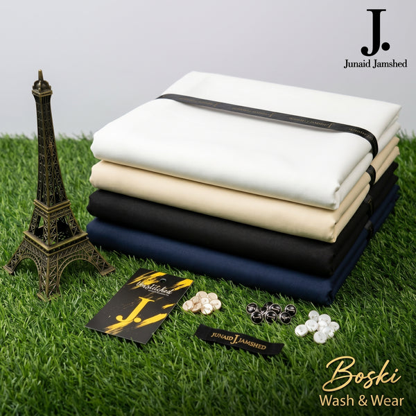 Bundle of 4 Suits | Unstitched | Premium Boski Wash & Wear