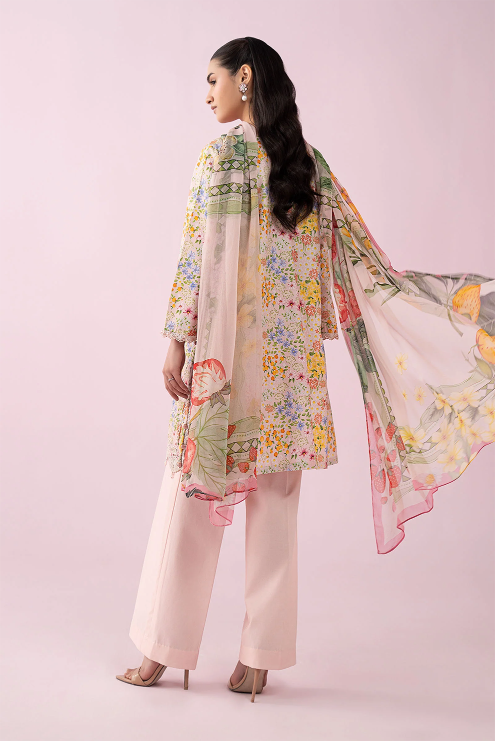 3 PIECE - UNSTITCHED | PRINTED LAWN - MB1230