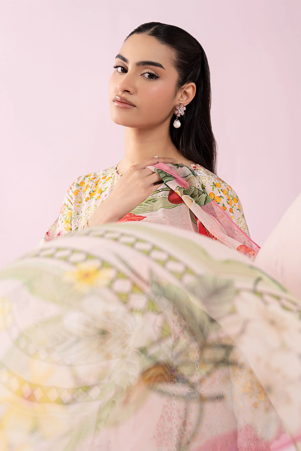 3 PIECE - UNSTITCHED | PRINTED LAWN - MB1230