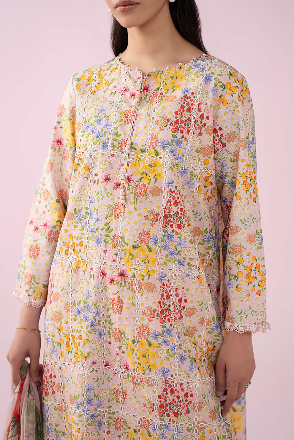 3 PIECE - UNSTITCHED | PRINTED LAWN - MB1230