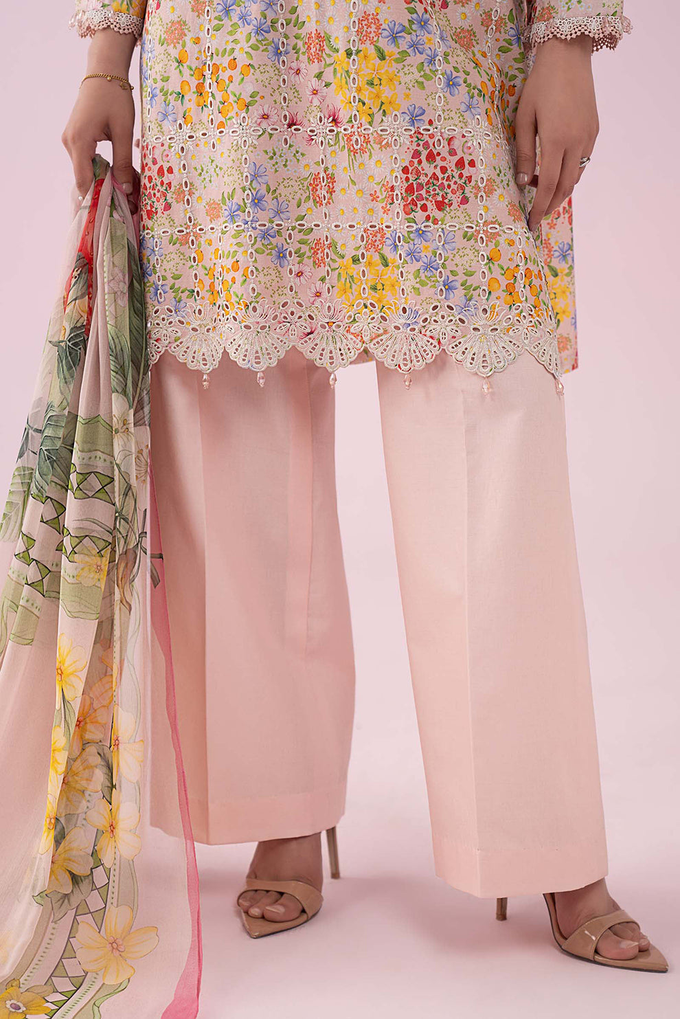 3 PIECE - UNSTITCHED | PRINTED LAWN - MB1230