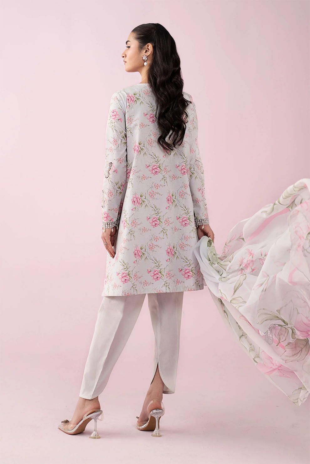 3 PIECE - UNSTITCHED | PRINTED LAWN - MB1217